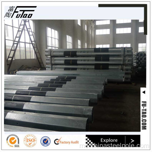 11kv 33kv 35kv Hot Dip Galvanized Octagon Electric Pole